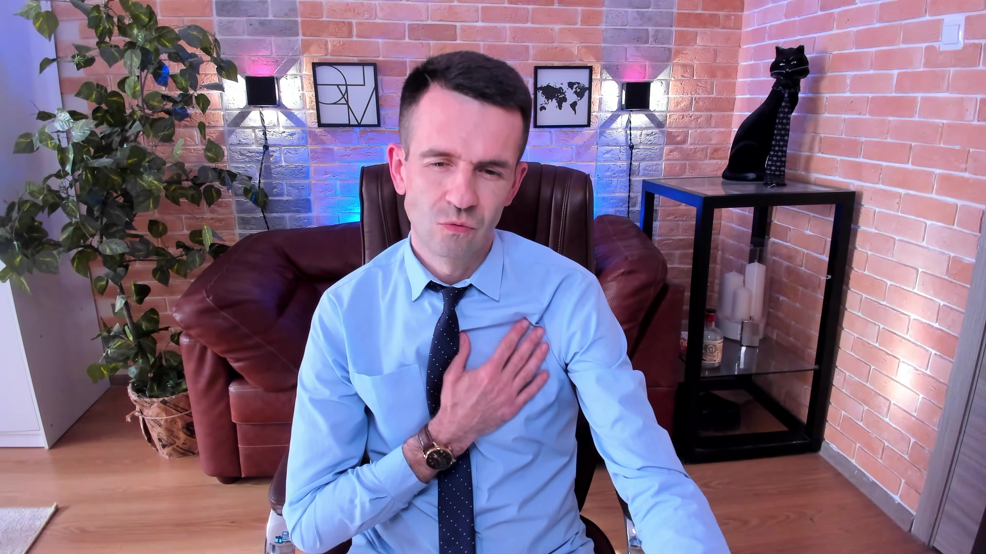 Model - SteveTiger striptease