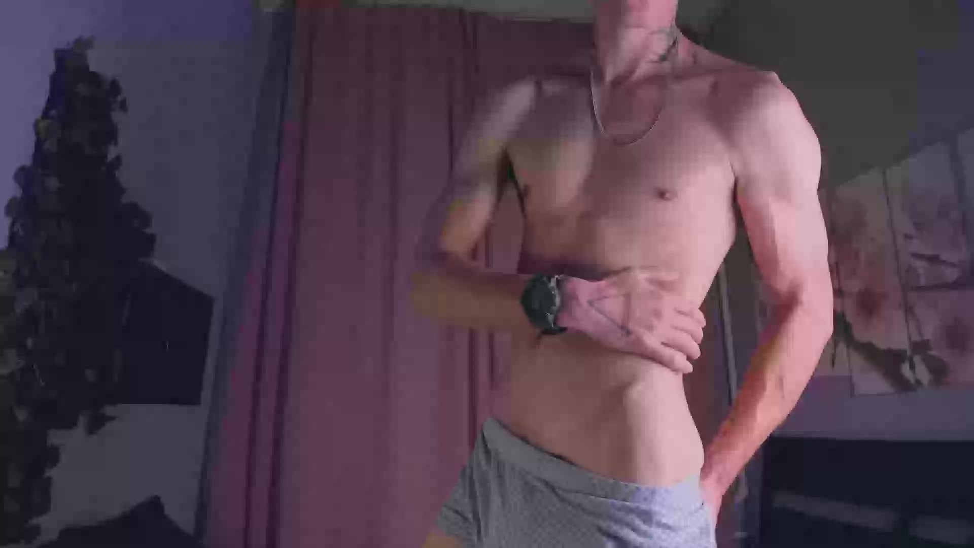 Model - Nigel masturabation